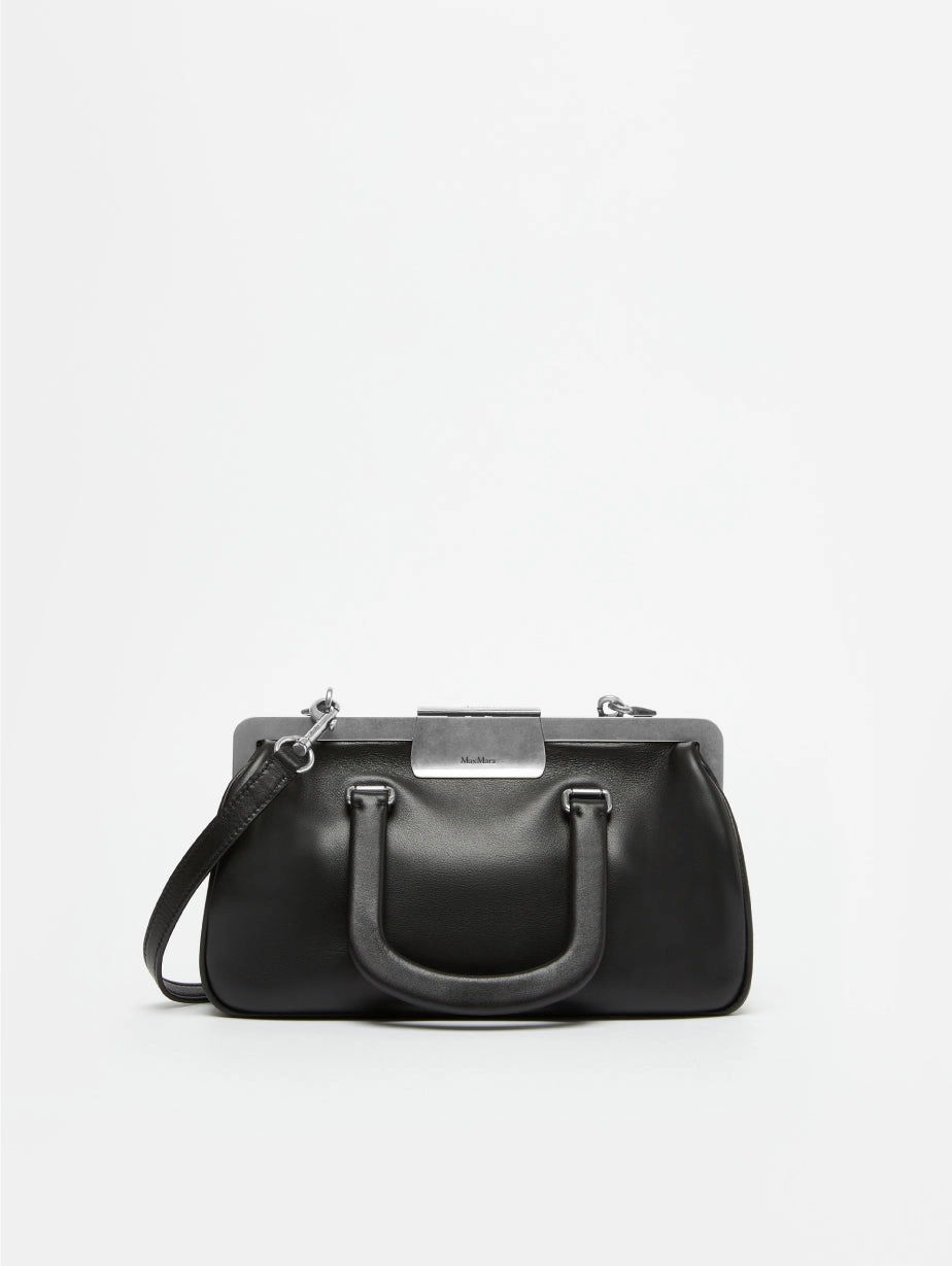 Vintage Effect Black Handbag