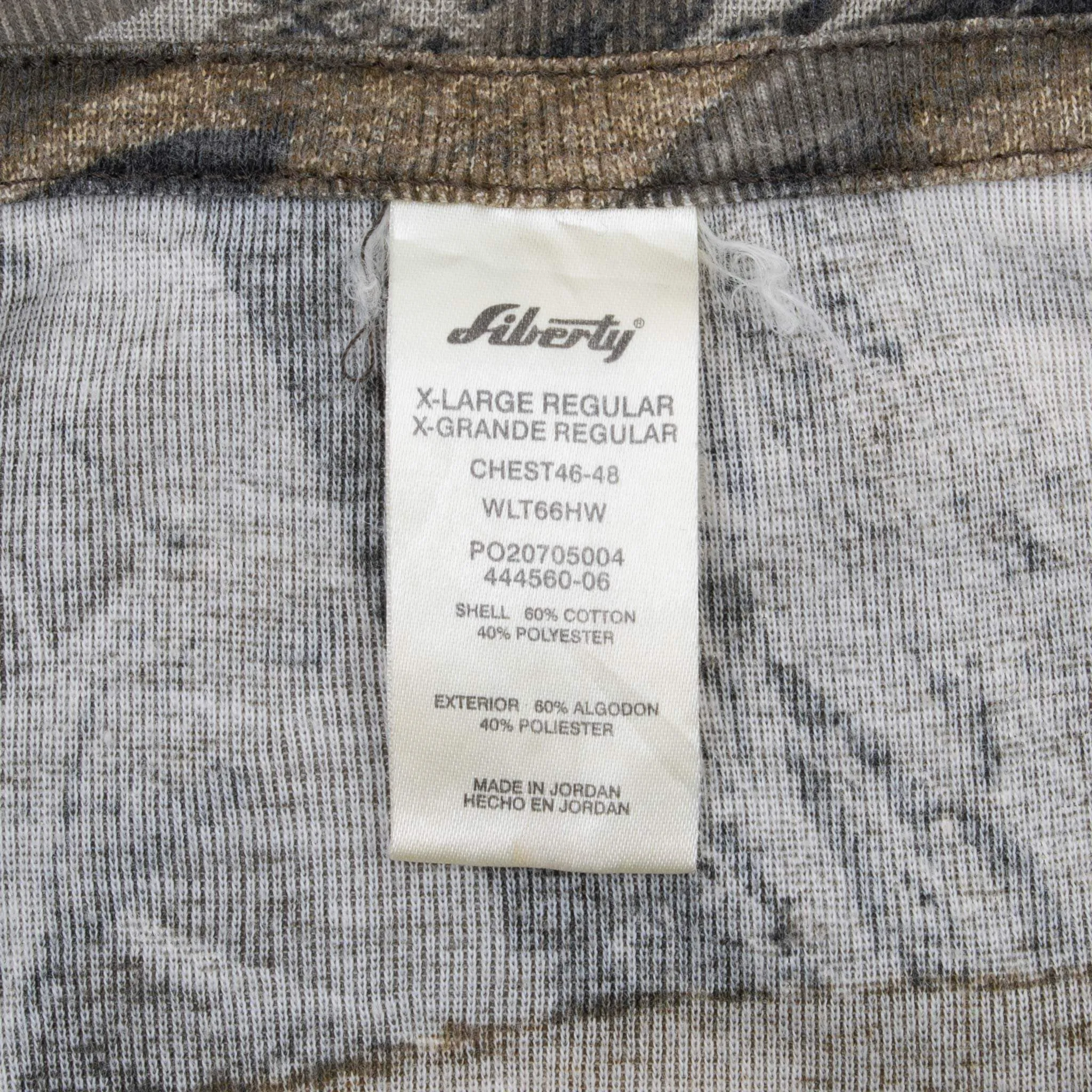 VINTAGE HUNTING REALTREE HARDWOODS CAMO LONG SLEEVE POCKET TEE SHIRT XL