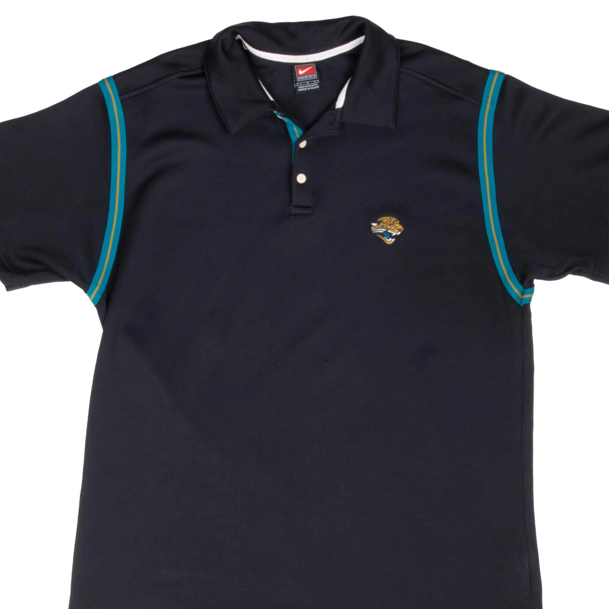 VINTAGE NIKE NFL JACKSONVILLE JAGUARS POLO SHIRT 1990S LARGE