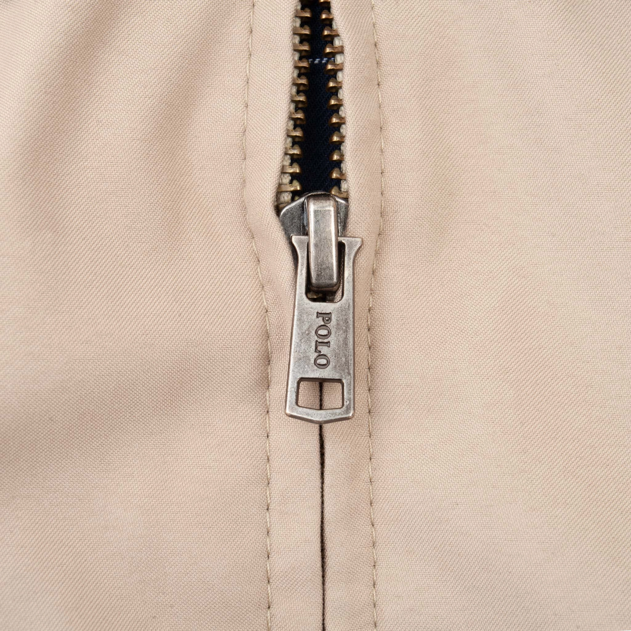 VINTAGE POLO RALPH LAUREN BEIGE HARRINGTON GOLF JACKET 1990S SIZE LARGE