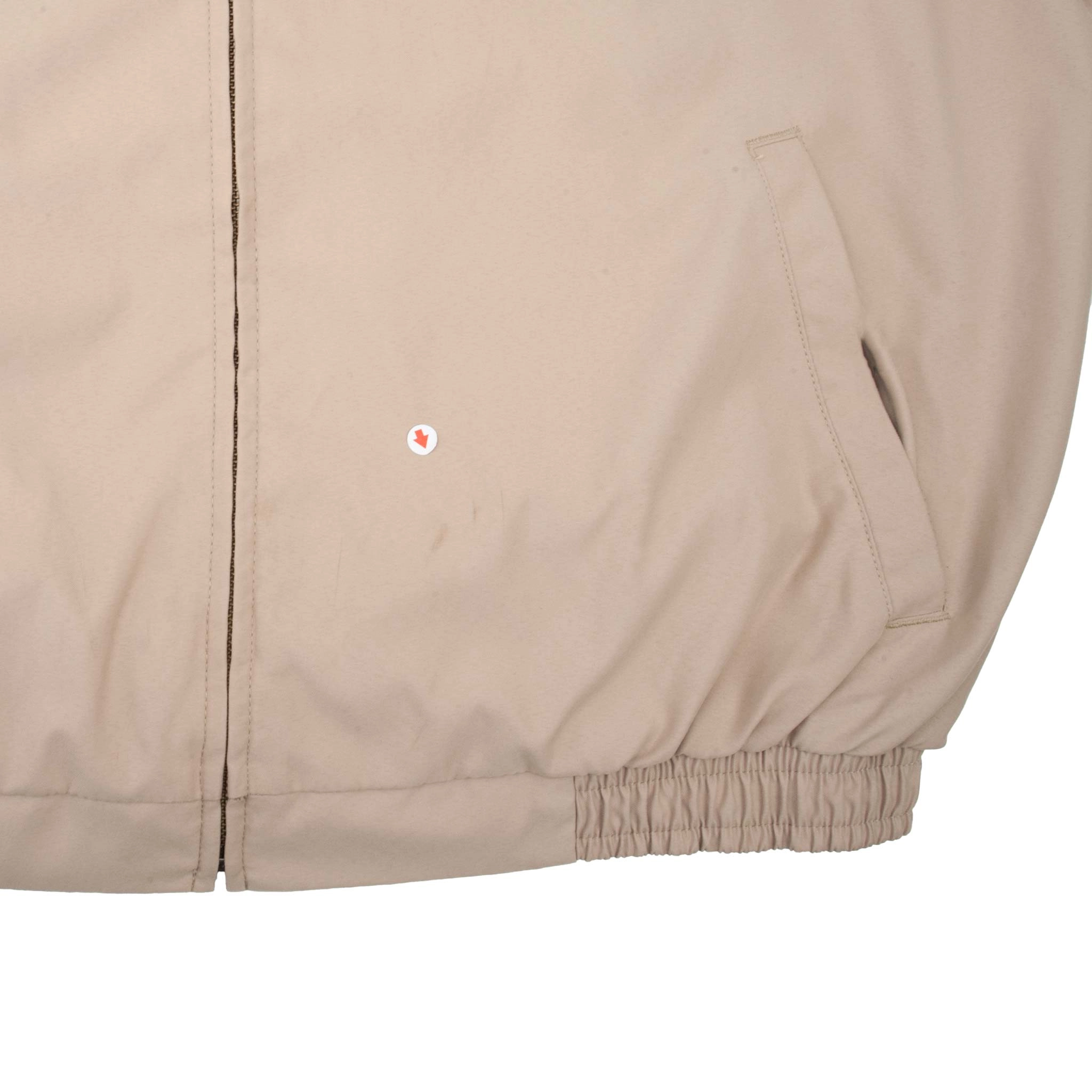 VINTAGE POLO RALPH LAUREN BEIGE HARRINGTON GOLF JACKET 1990S SIZE LARGE