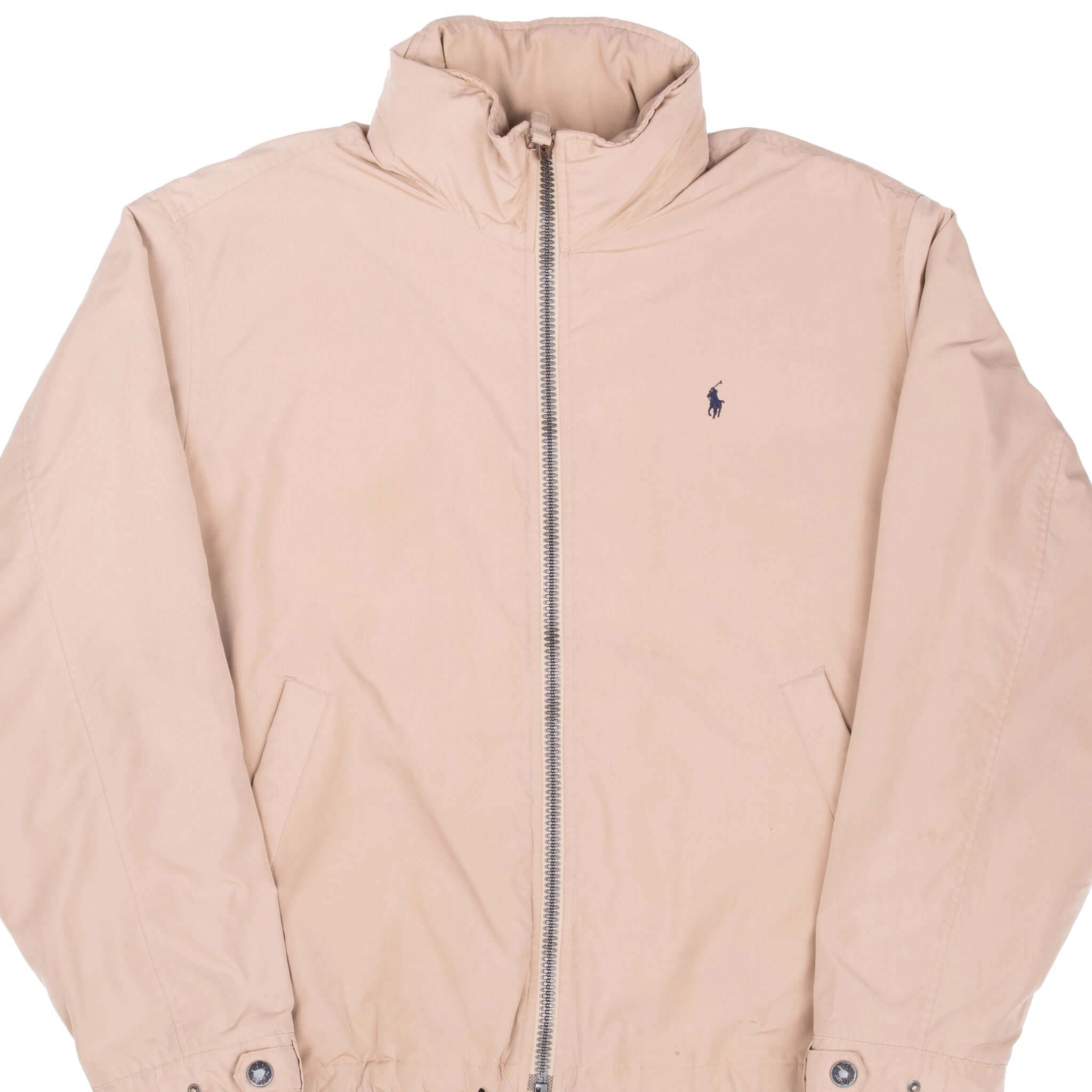 VINTAGE POLO RALPH LAUREN BEIGE JACKET 1990S LARGE
