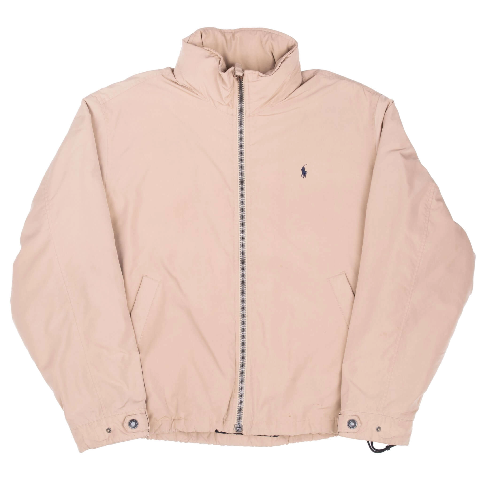 VINTAGE POLO RALPH LAUREN BEIGE JACKET 1990S LARGE