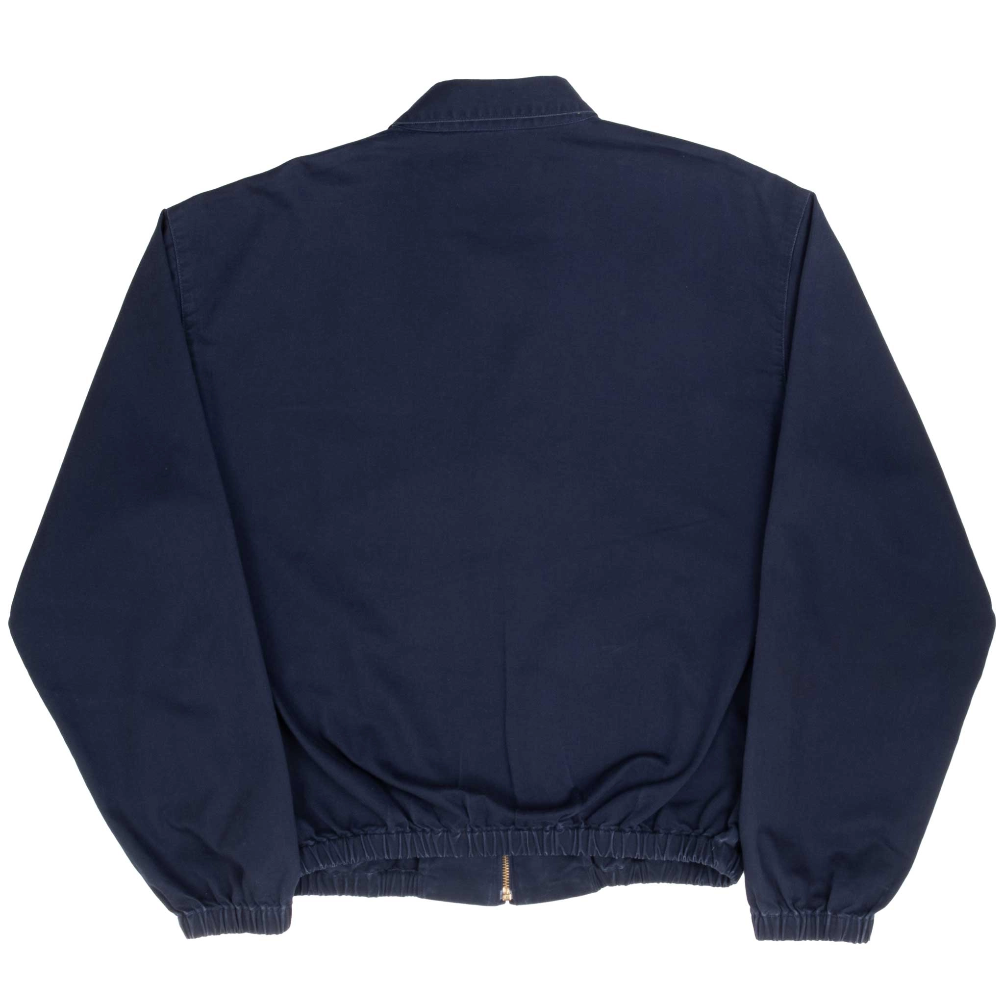 VINTAGE POLO RALPH LAUREN BLUE HARRINGTON GOLF JACKET 1990S LARGE MADE IN USA