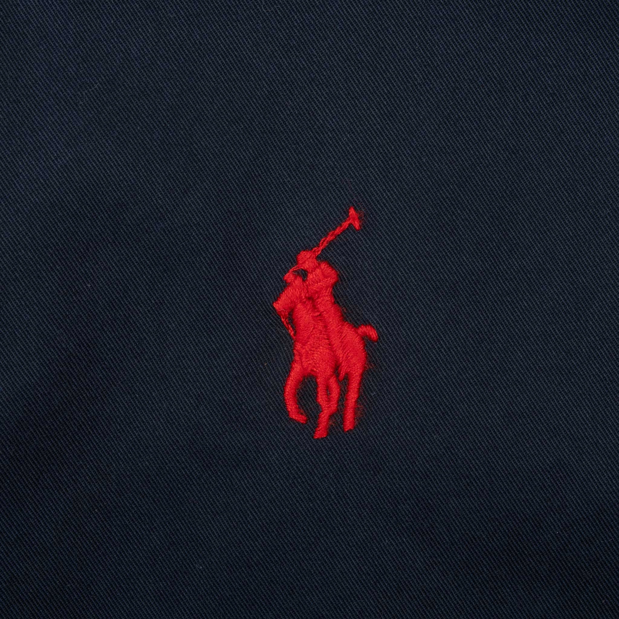 VINTAGE POLO RALPH LAUREN BLUE HARRINGTON GOLF JACKET 1990S SIZE MEDIUM