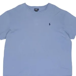 VINTAGE POLO RALPH LAUREN CLASSIC BLUE TEE SHIRT 1990S SIZE 2XL
