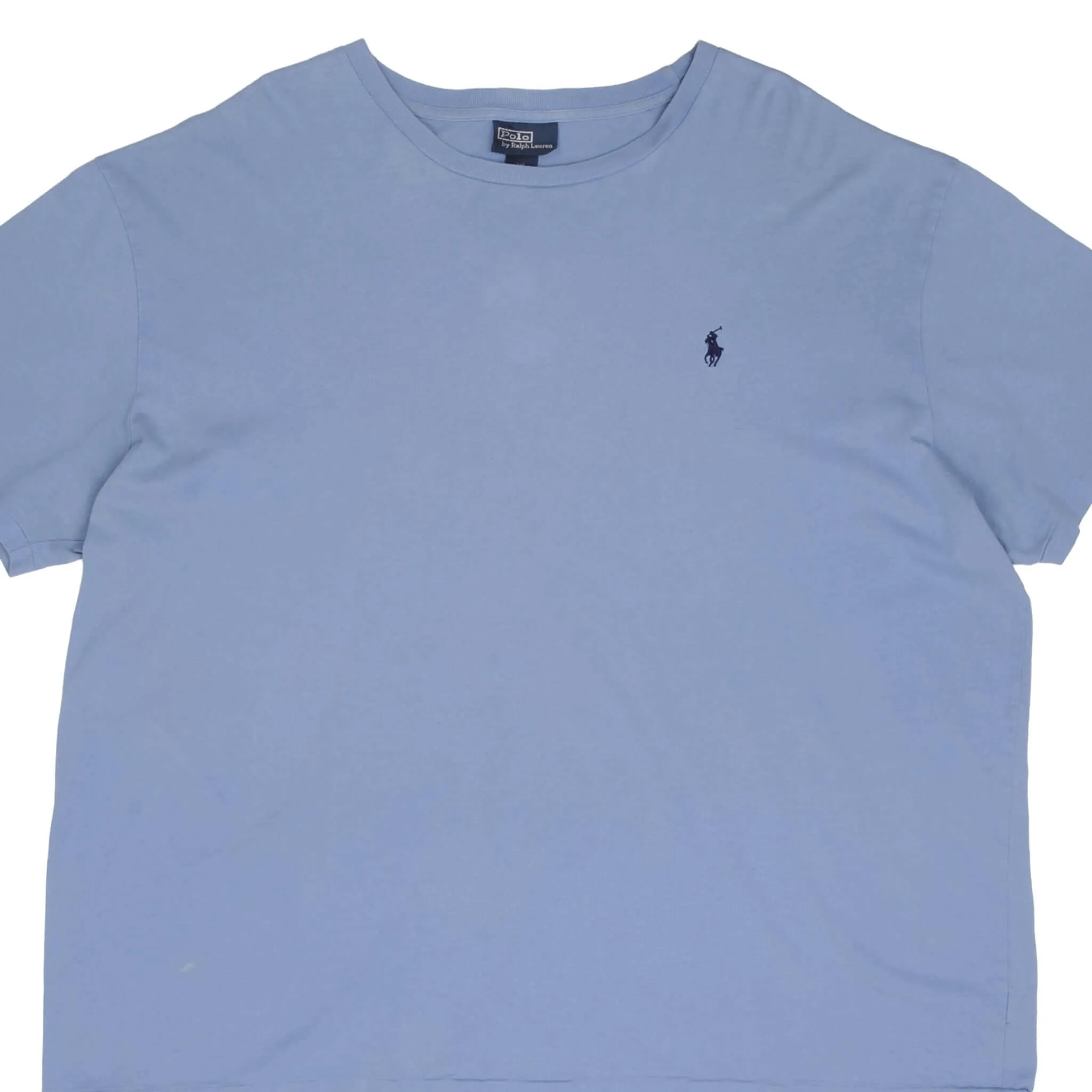 VINTAGE POLO RALPH LAUREN CLASSIC BLUE TEE SHIRT 1990S SIZE 2XL