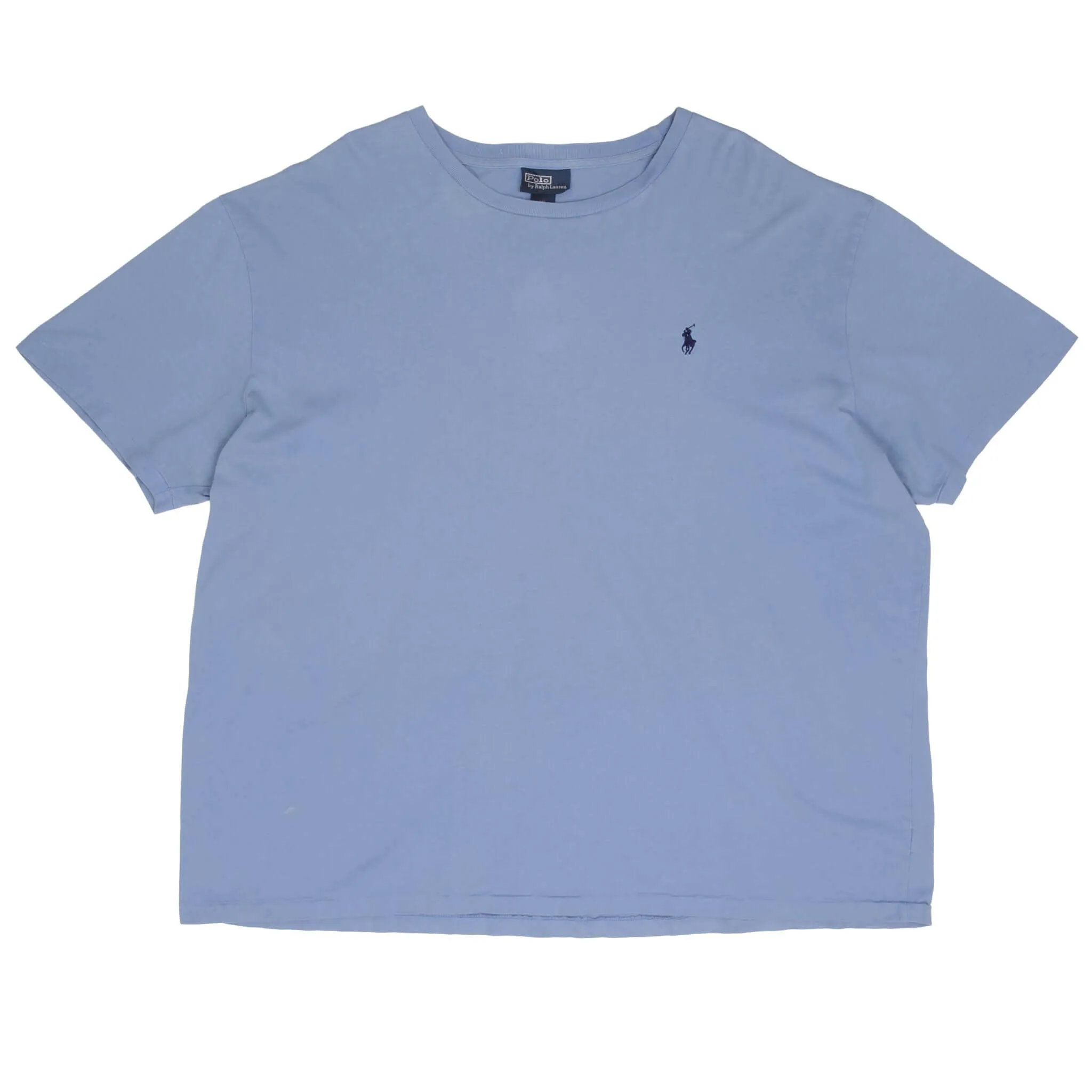 VINTAGE POLO RALPH LAUREN CLASSIC BLUE TEE SHIRT 1990S SIZE 2XL