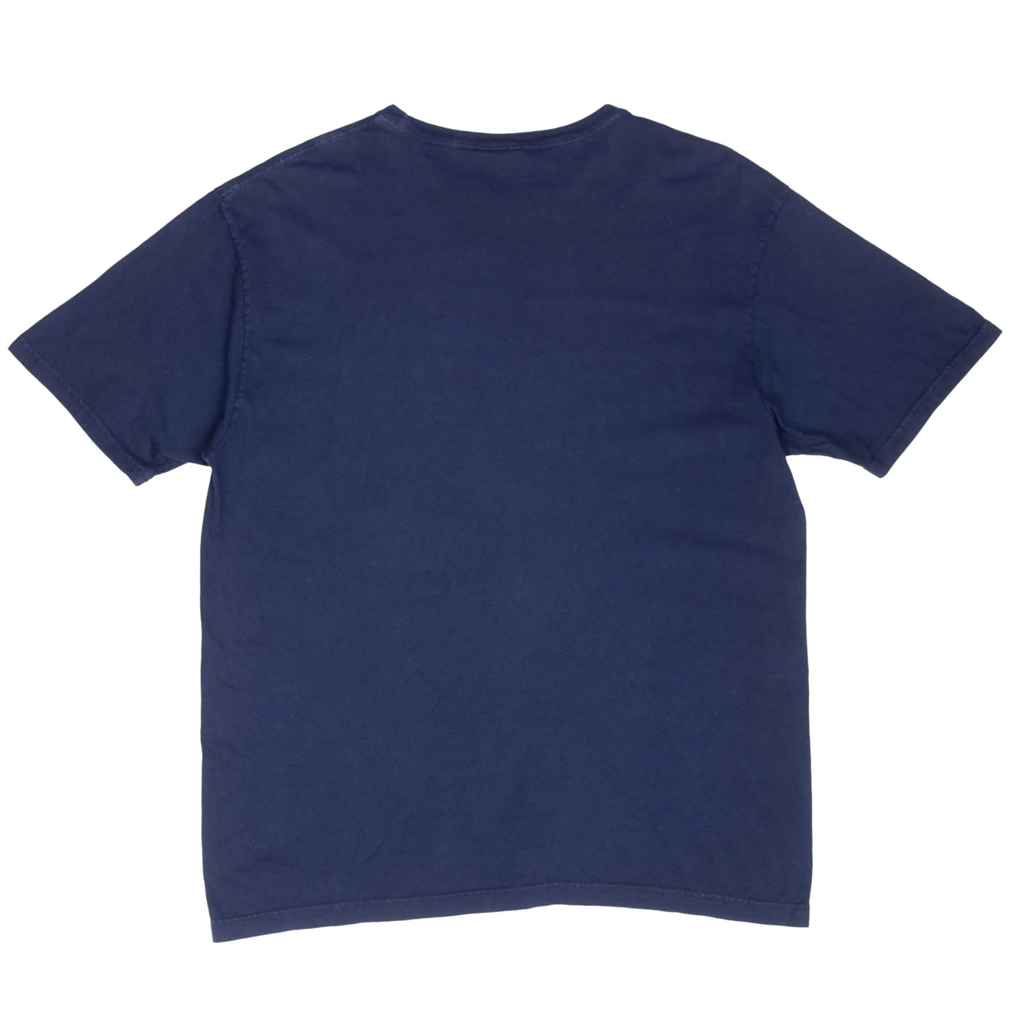 VINTAGE POLO RALPH LAUREN CLASSIC NAVY BLUE TEE SHIRT 1990S MEDIUM