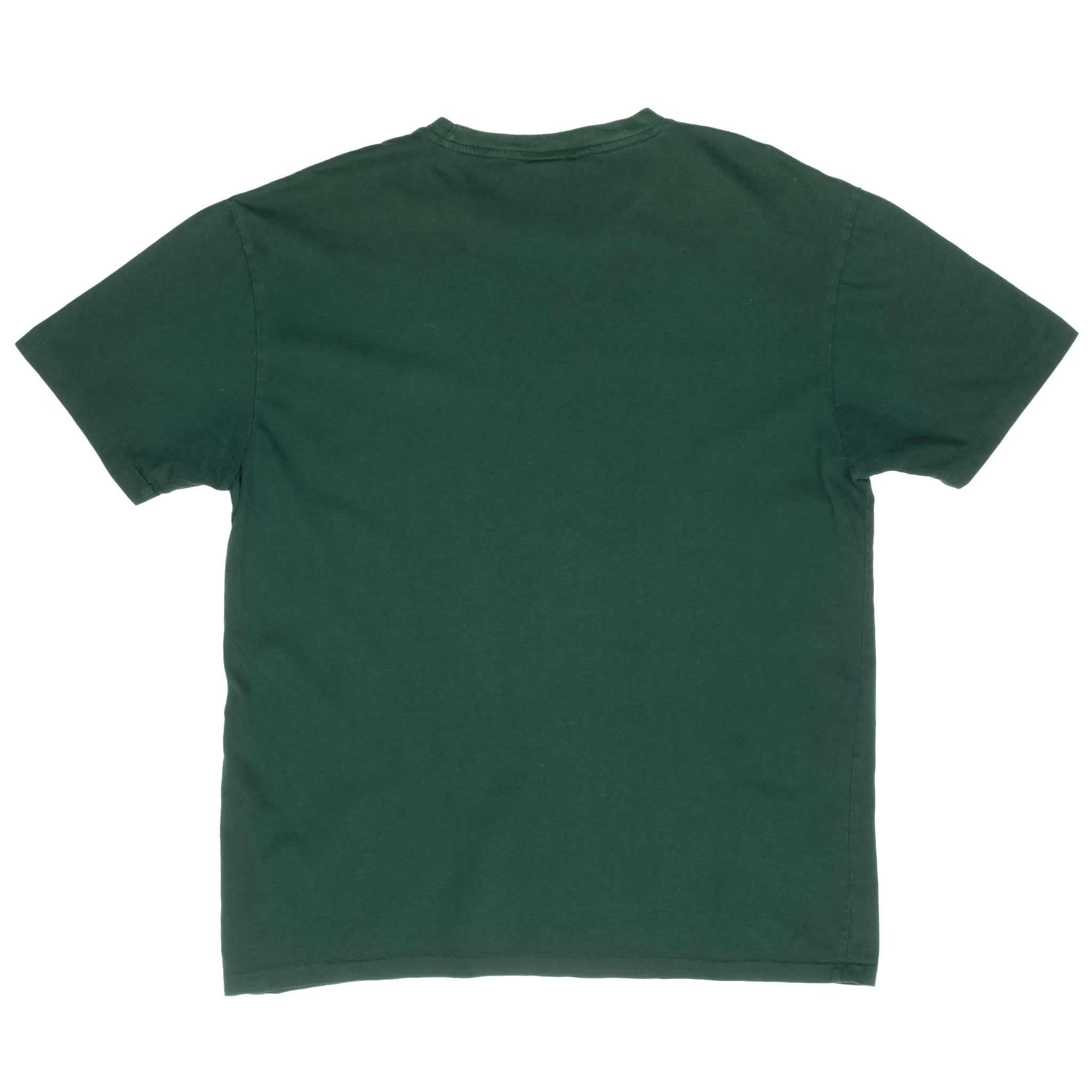 VINTAGE POLO RALPH LAUREN GREEN CLASSIC TEE SHIRT 1990S MEDIUM