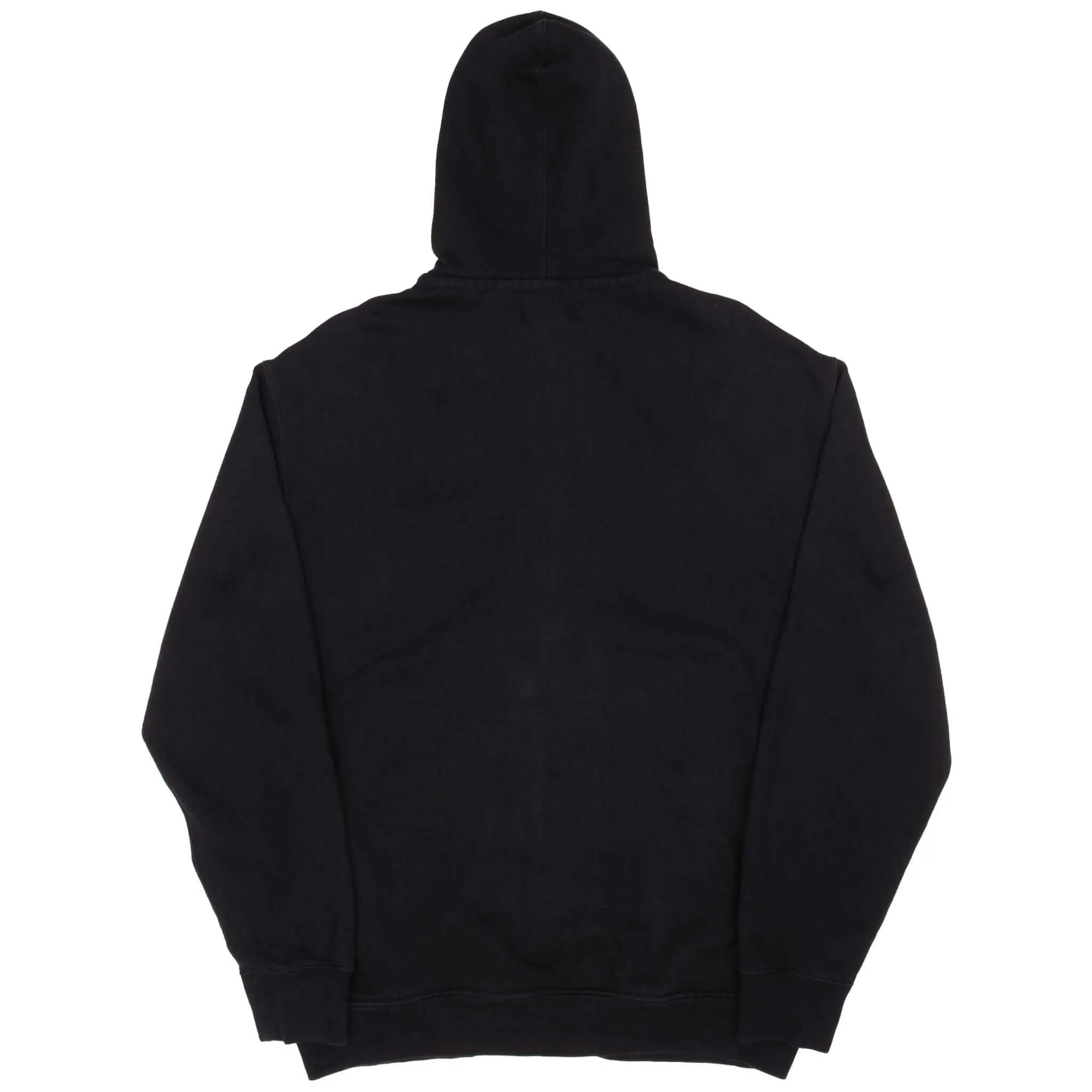 VINTAGE RALPH LAUREN FULL ZIP CLASSIC BLACK HOODIE SWEATSHIRT 1990S SIZE XL TALL