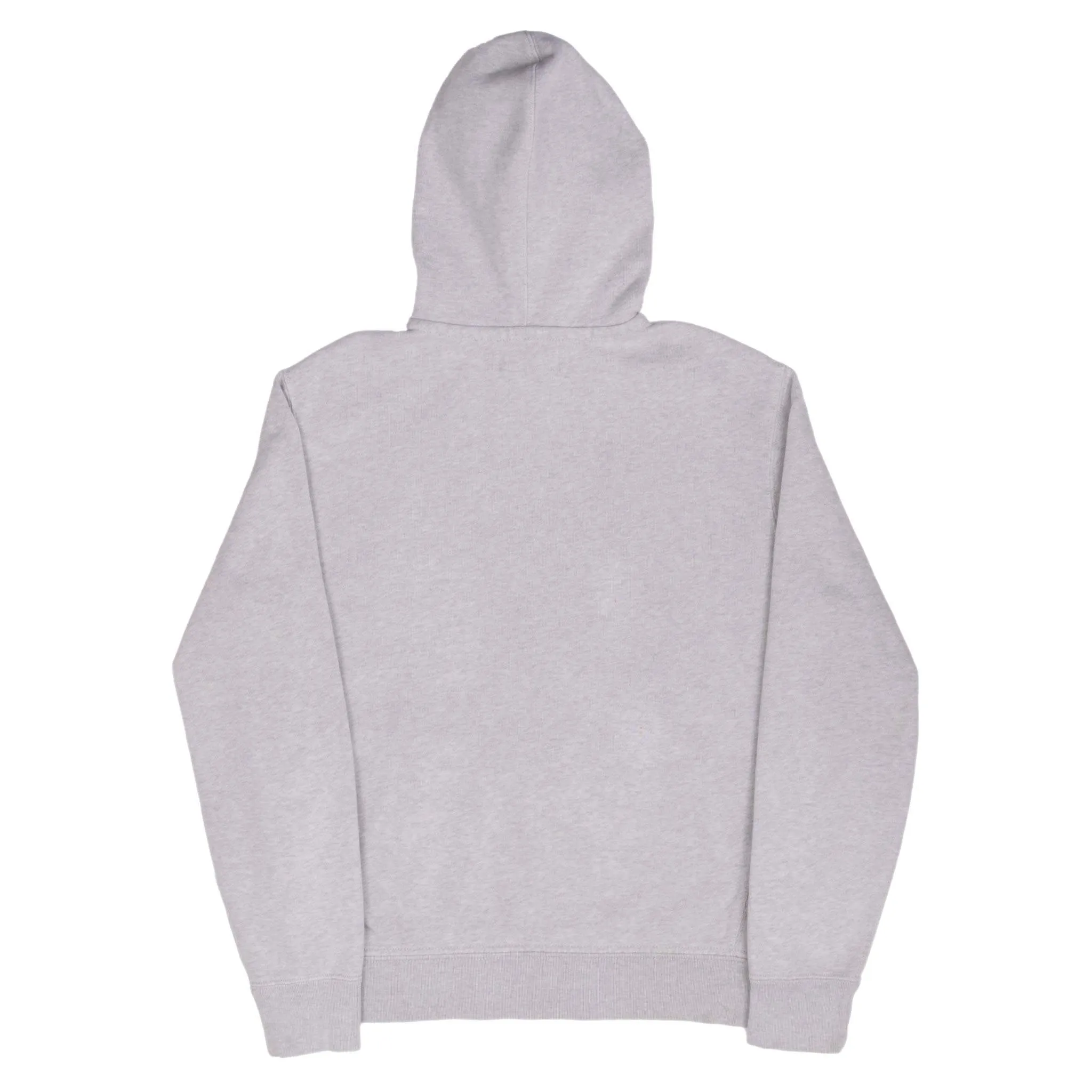 VINTAGE RALPH LAUREN FULL ZIP CLASSIC GREY HOODIE SWEATSHIRT 1990S MEDIUM