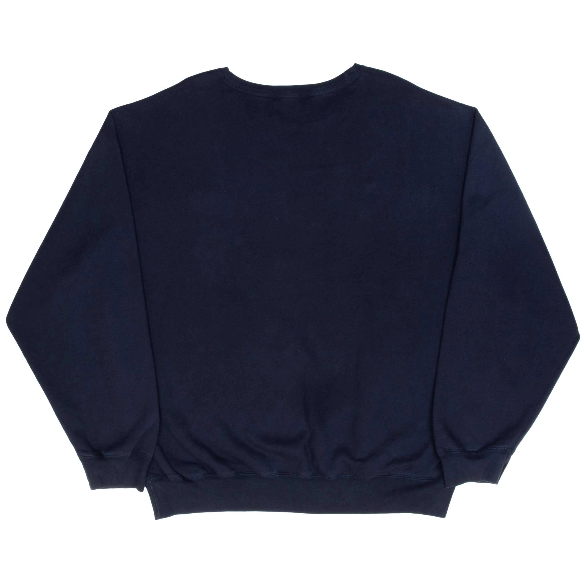 VINTAGE RALPH LAUREN NAVY BLUE 1990S CLASSIC CREWNECK SWEATSHIRT 2XL MADE IN USA