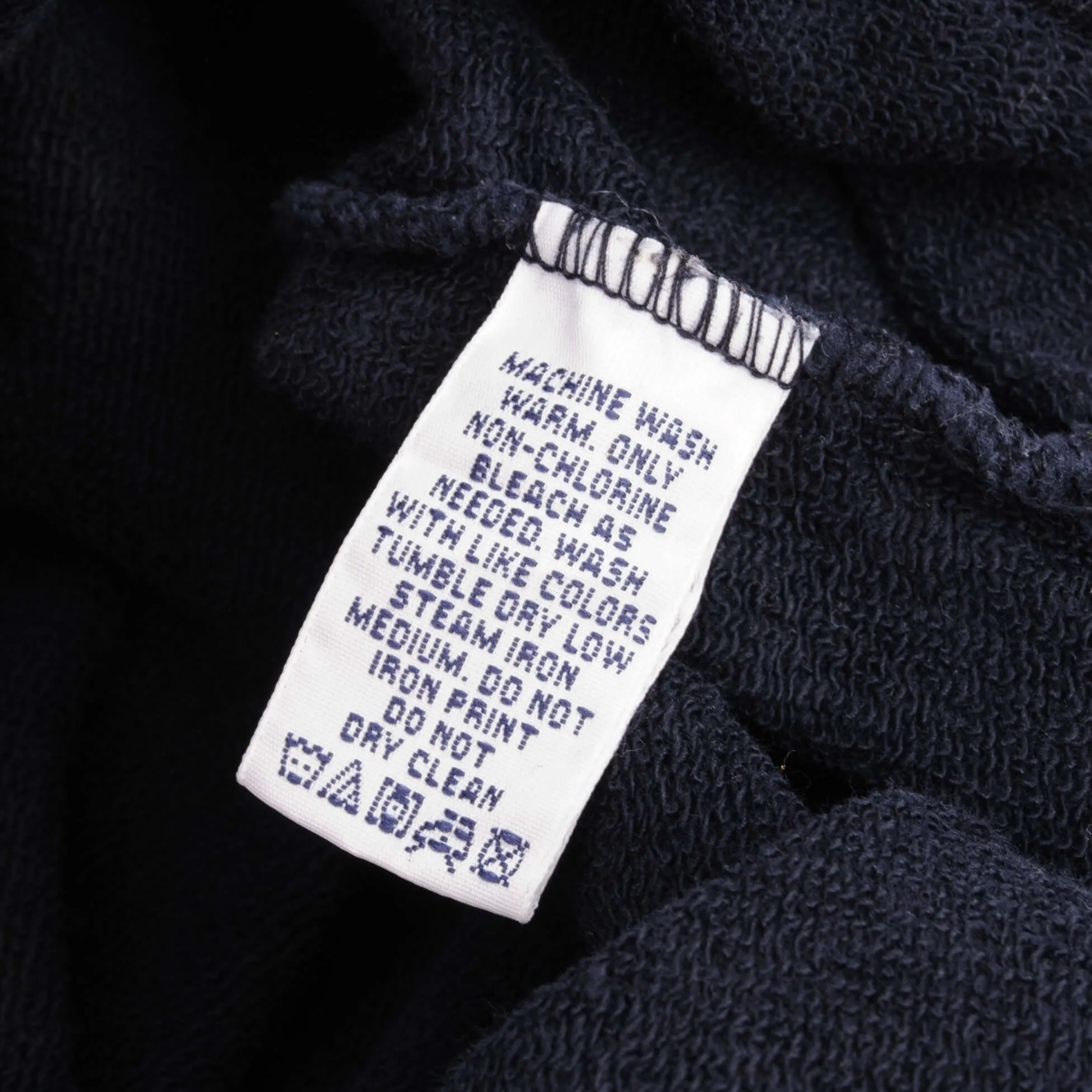 VINTAGE RALPH LAUREN NAVY BLUE 1990S CLASSIC CREWNECK SWEATSHIRT SIZE LARGE