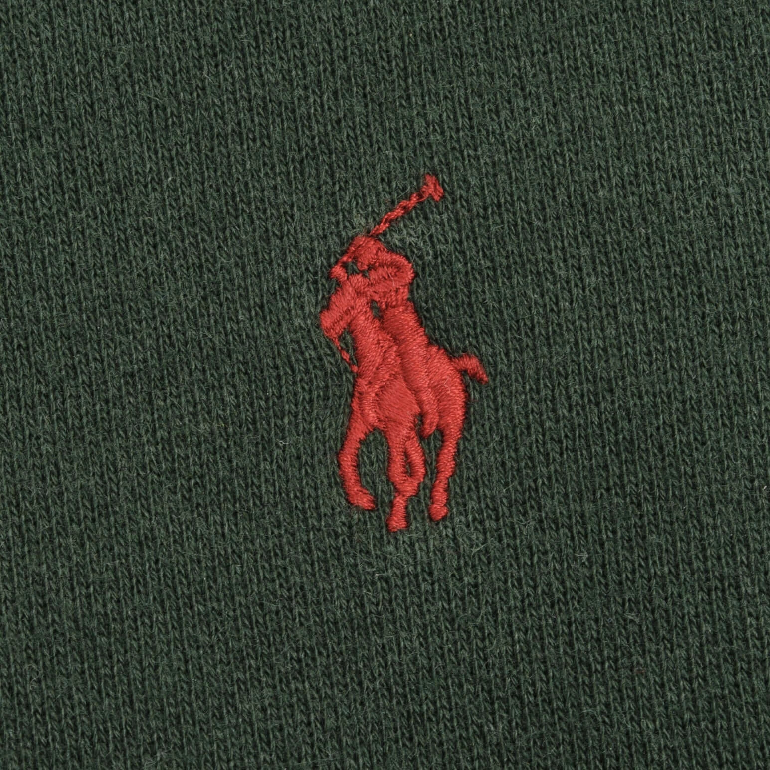 VINTAGE RALPH LAUREN PINE GREEN CLASSIC CREWNECK SWEATSHIRT SIZE LARGE 1990S