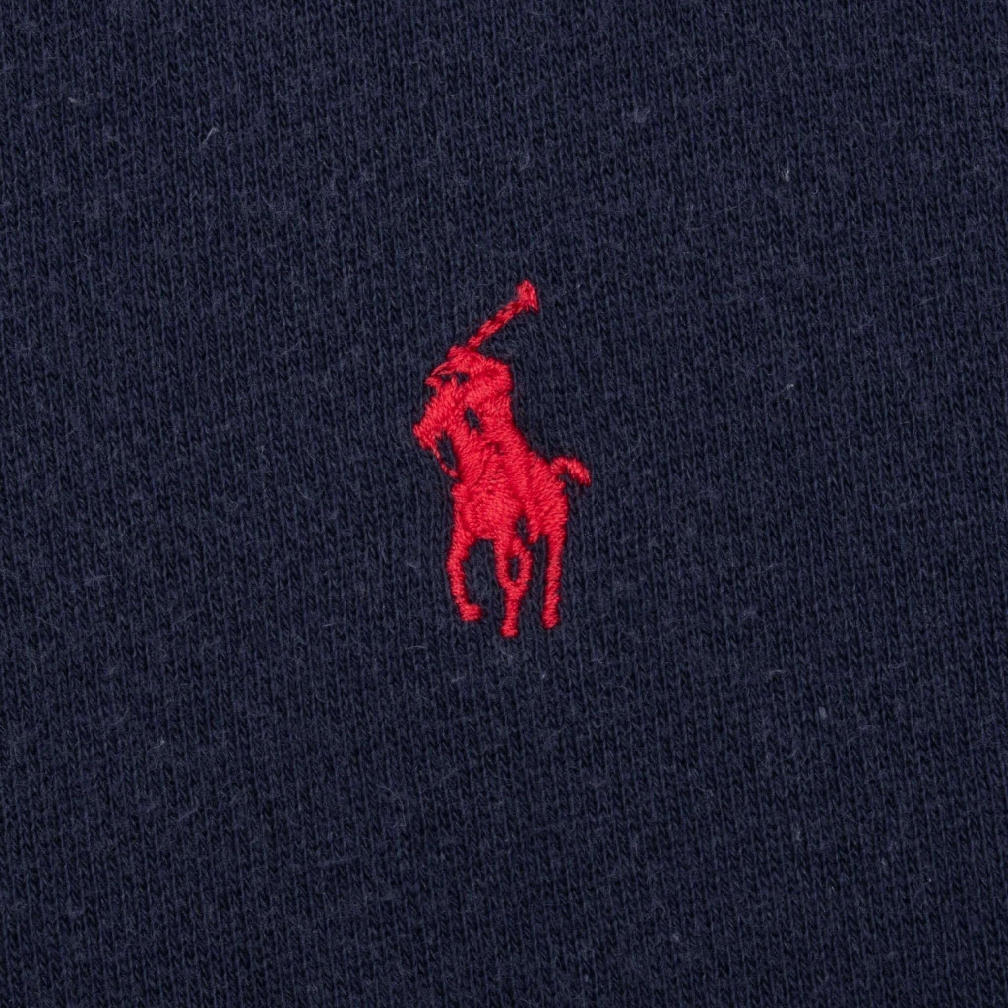 VINTAGE RALPH LAUREN POLO SPORT NAVY BLUE 1990S SWEATSHIRT MEDIUM