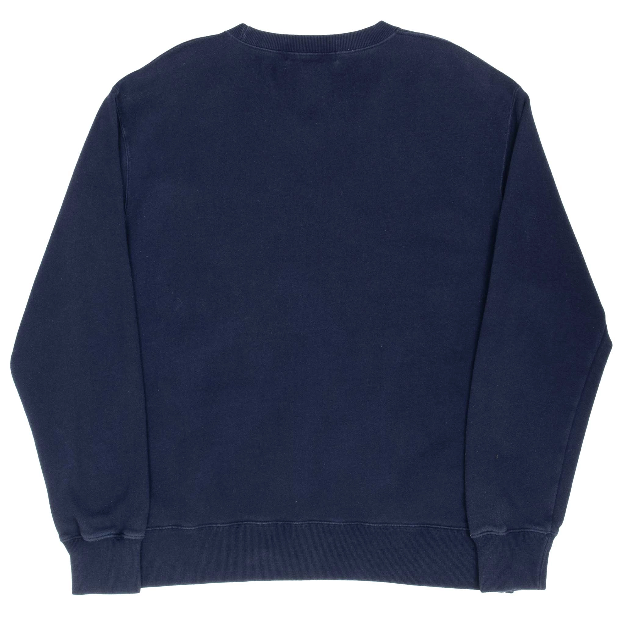 VINTAGE RALPH LAUREN POLO SPORT NAVY BLUE 1990S SWEATSHIRT MEDIUM