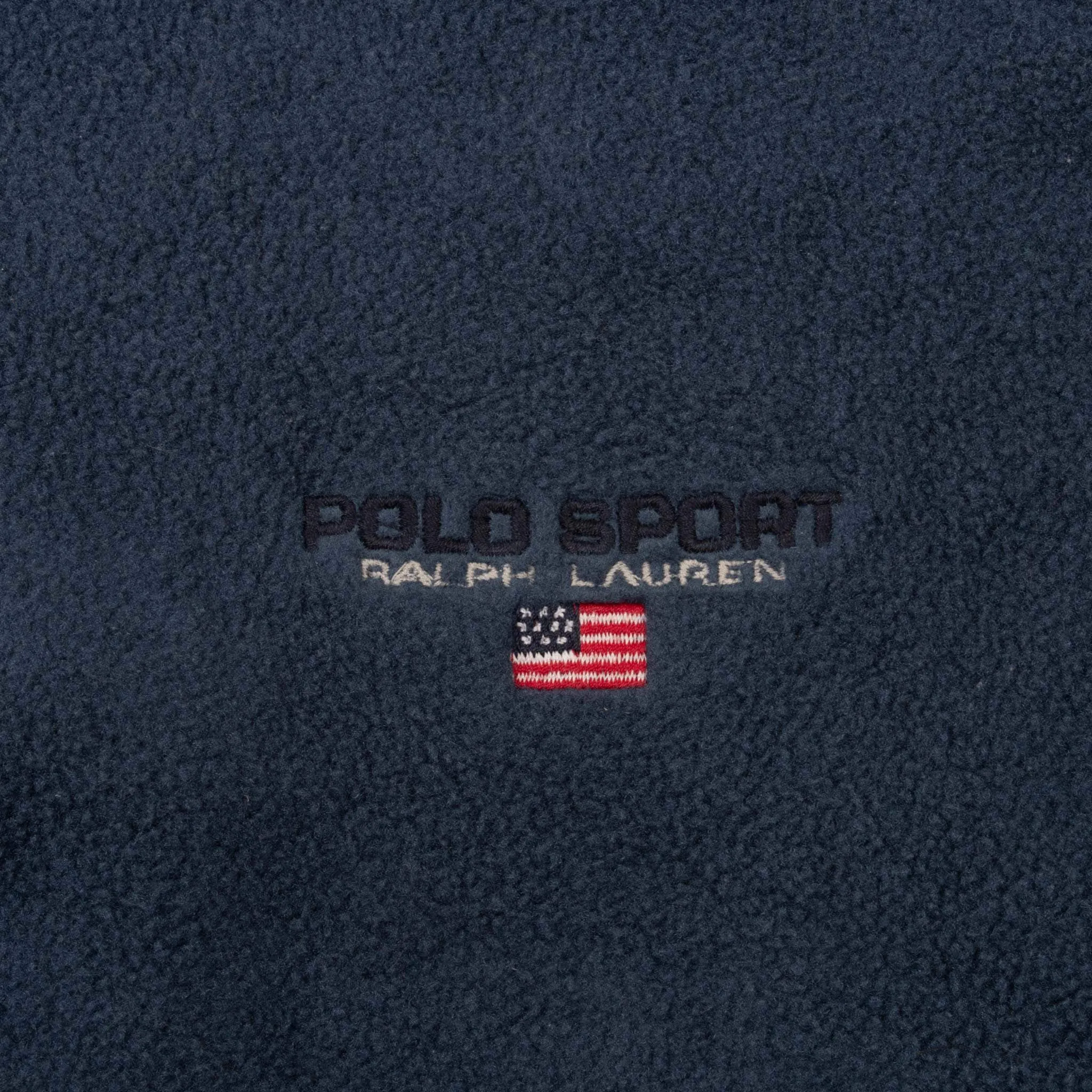 VINTAGE RALPH LAUREN POLO SPORT QUARTER ZIP FLEECE PULLOVER JACKET 1990S XL