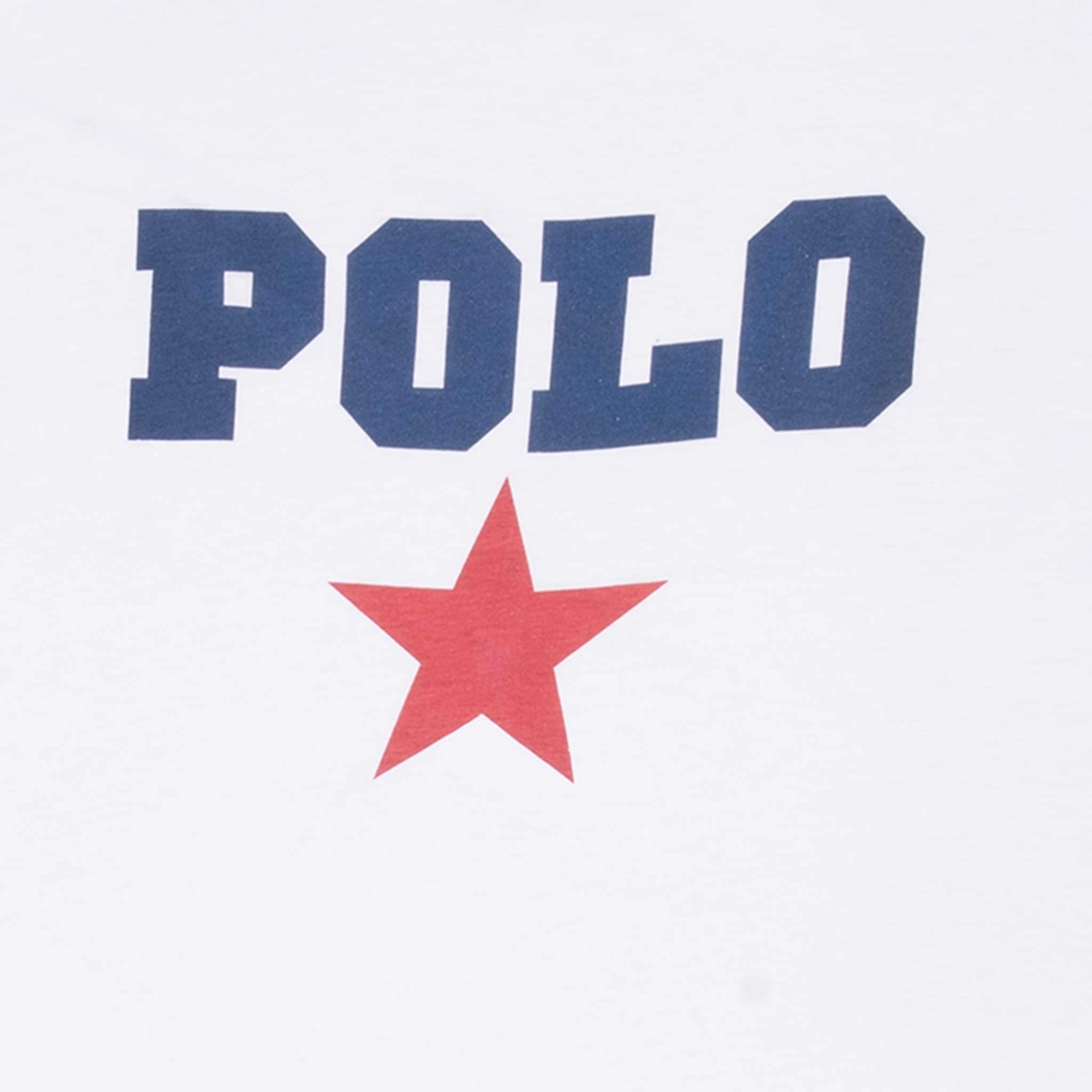 VINTAGE RALPH LAUREN POLO SPORT WHITE TEE SHIRT 1990S XL MADE IN USA