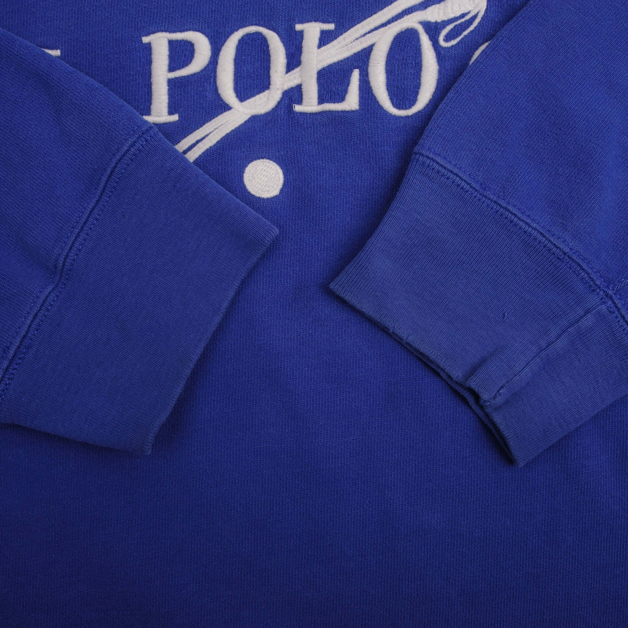 VINTAGE RALPH LAUREN SWITZERLAND WINTER CUP 2008 BLUE RUGBY POLO SHIRT SIZE 2XL