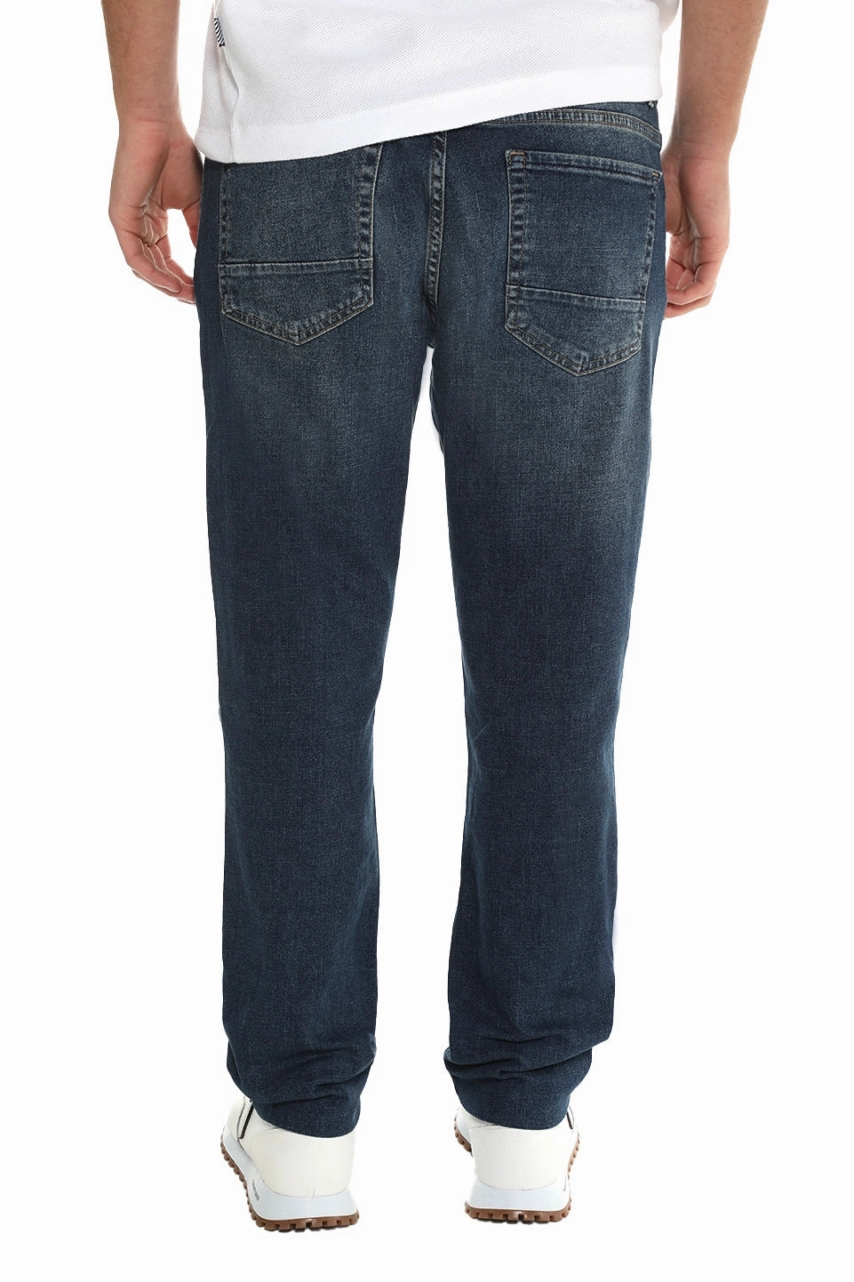 Washed Blue Skinny Jeans