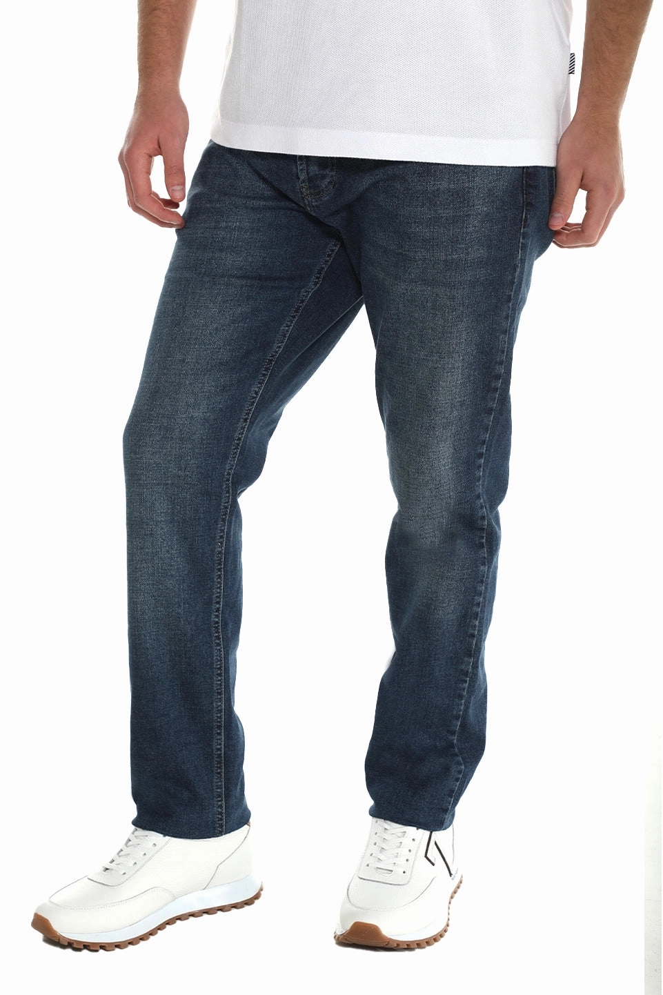 Washed Blue Skinny Jeans