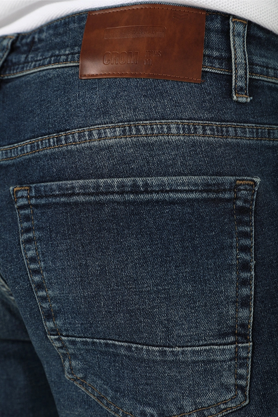 Washed Blue Skinny Jeans