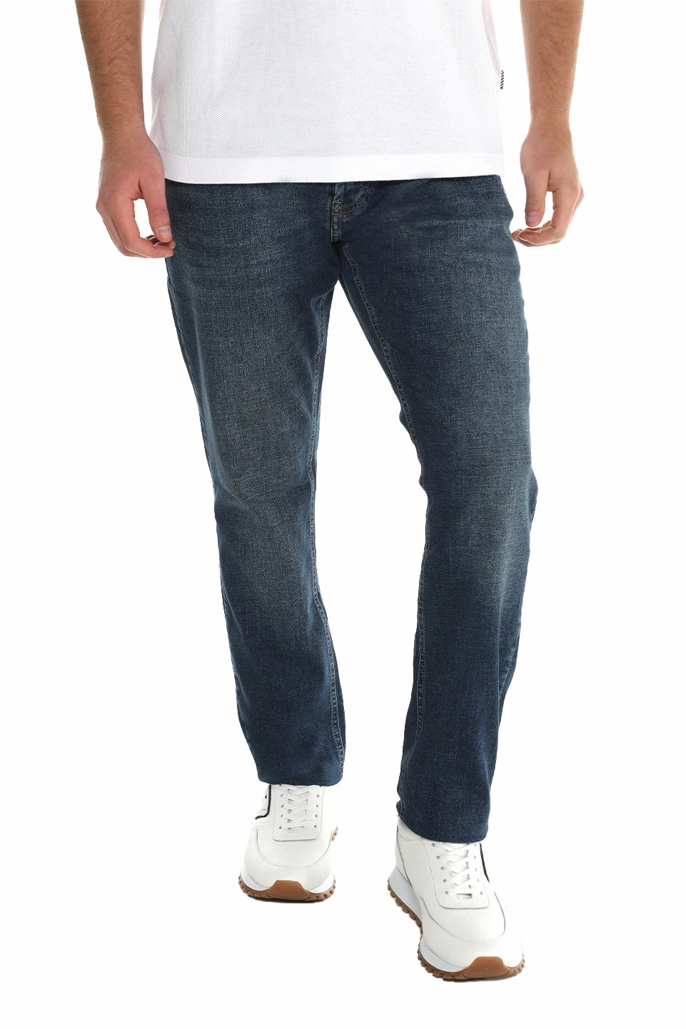 Washed Blue Skinny Jeans