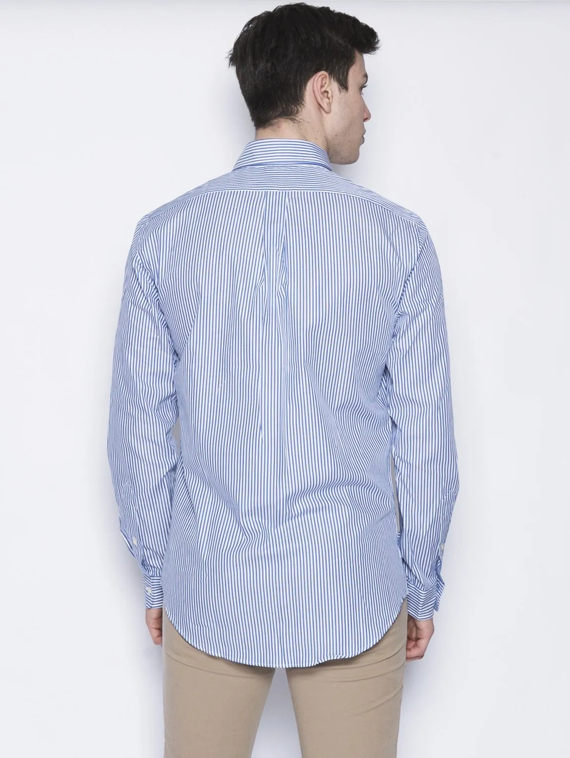 White / Blue Striped Shirt