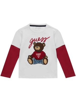 White Red Long Sleeve T-Shirt (2-7)