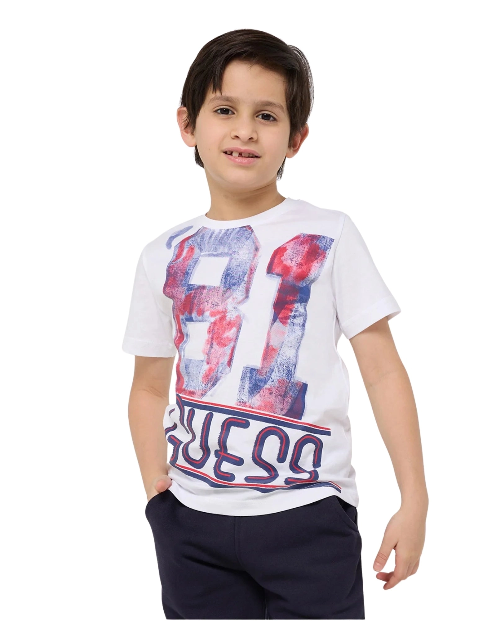 White Short Sleeve T-Shirt (7-16)