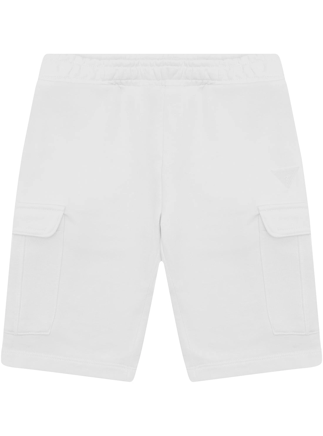 White Woven Cargo Shorts (8-16)