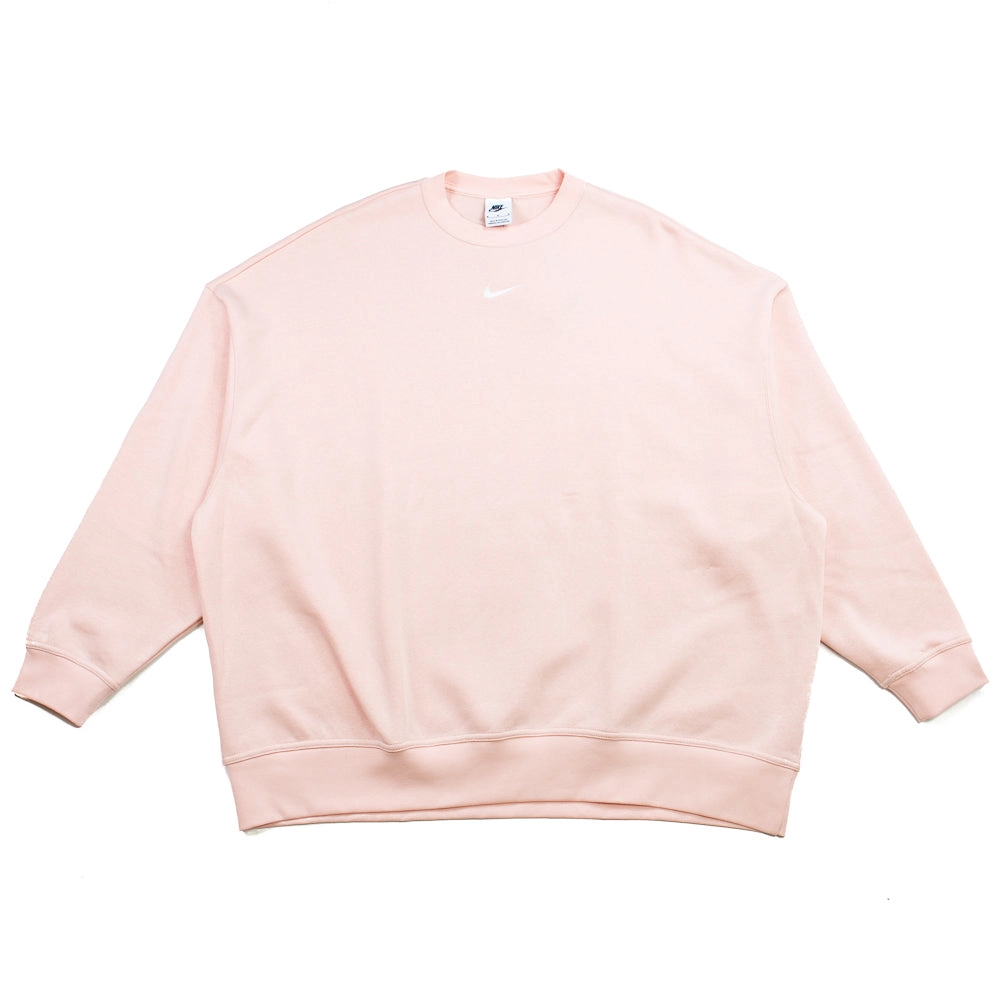 WMNS NSW Essential Over-Oversized Fleece Crewneck (Pale Coral)