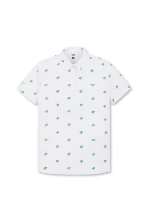 Women's Cacti Waacky Polo (EE) White