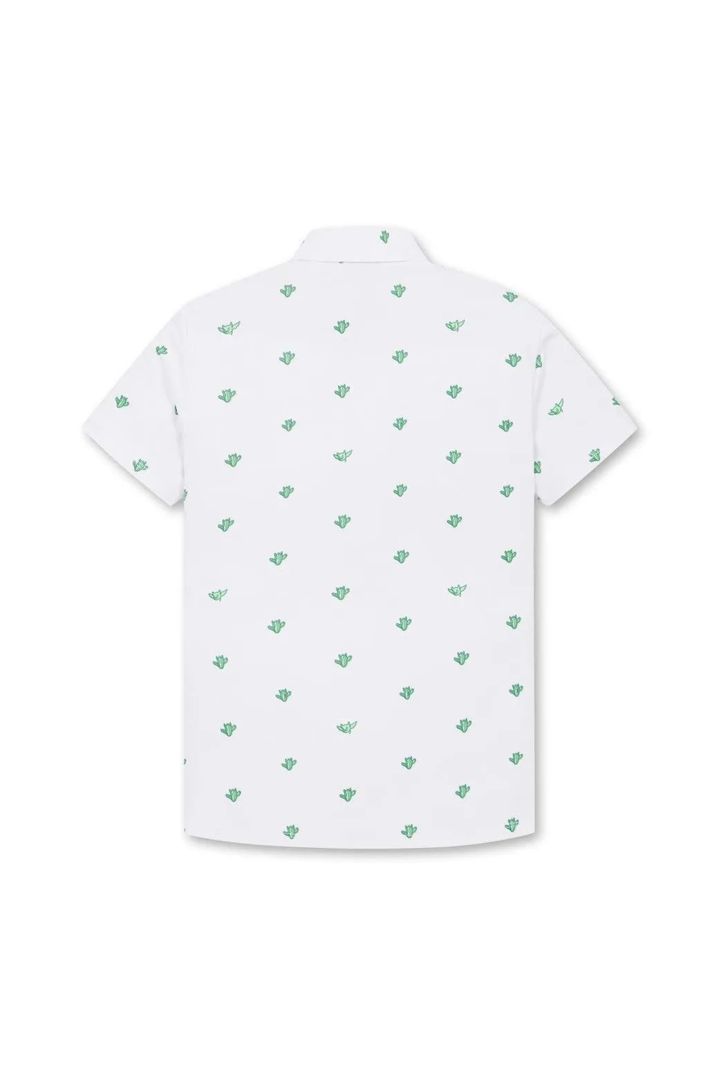 Women's Cacti Waacky Polo (EE) White