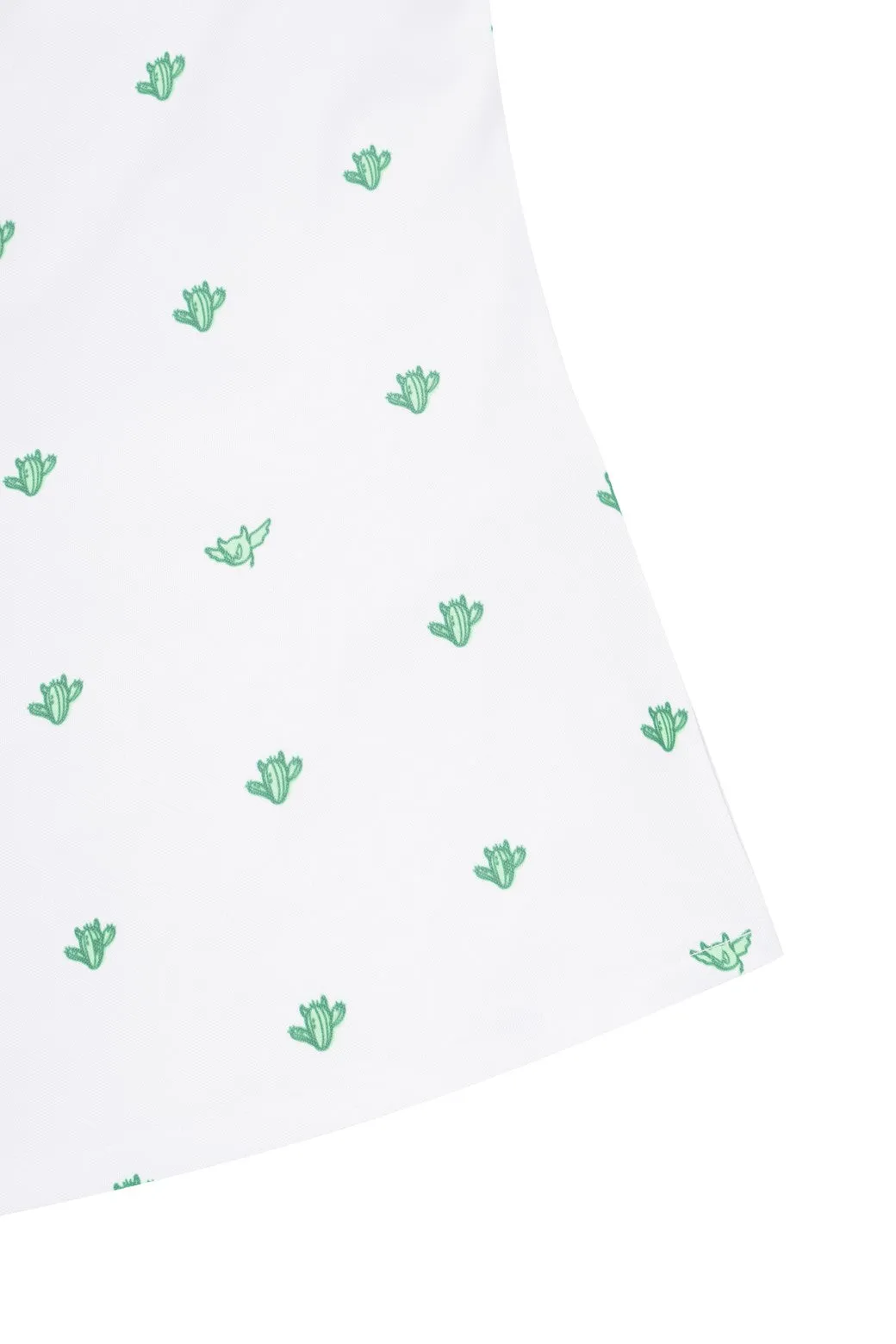 Women's Cacti Waacky Polo (EE) White