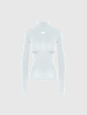 WOMEN'S OFF STAMP LONG SLEEVE TURTLENECK