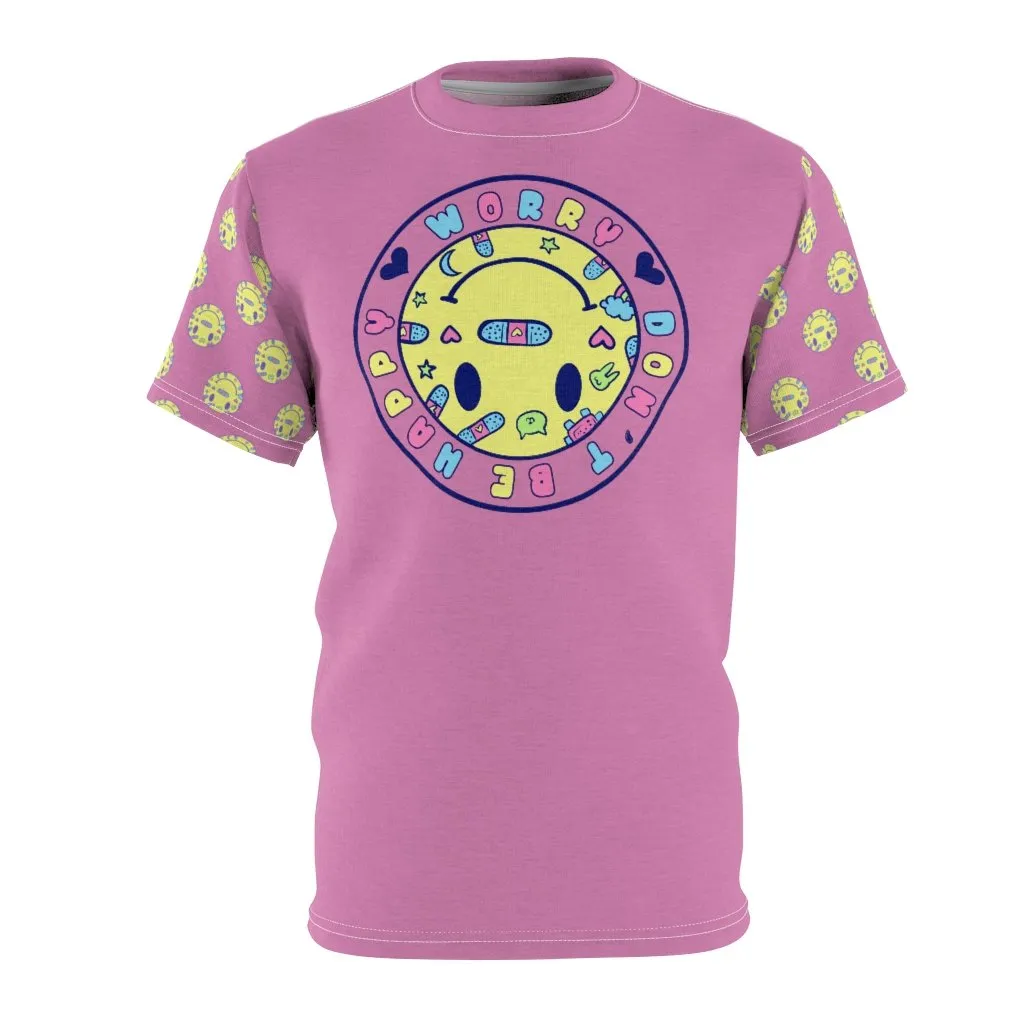 Worry, Don't Be Happy Tshirt (Lilac)