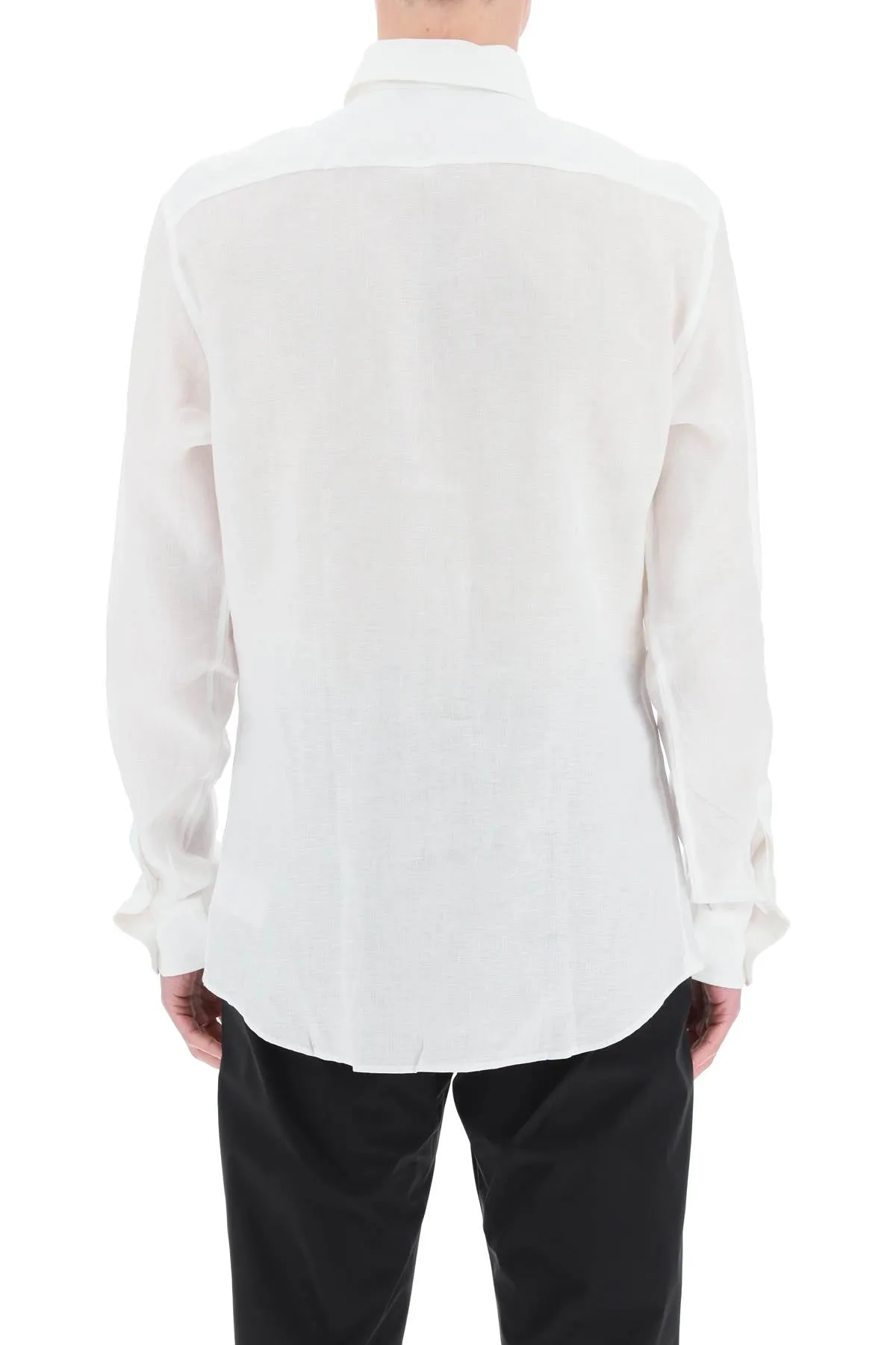 Z Zegna Buttoned Long-Sleeved Shirt