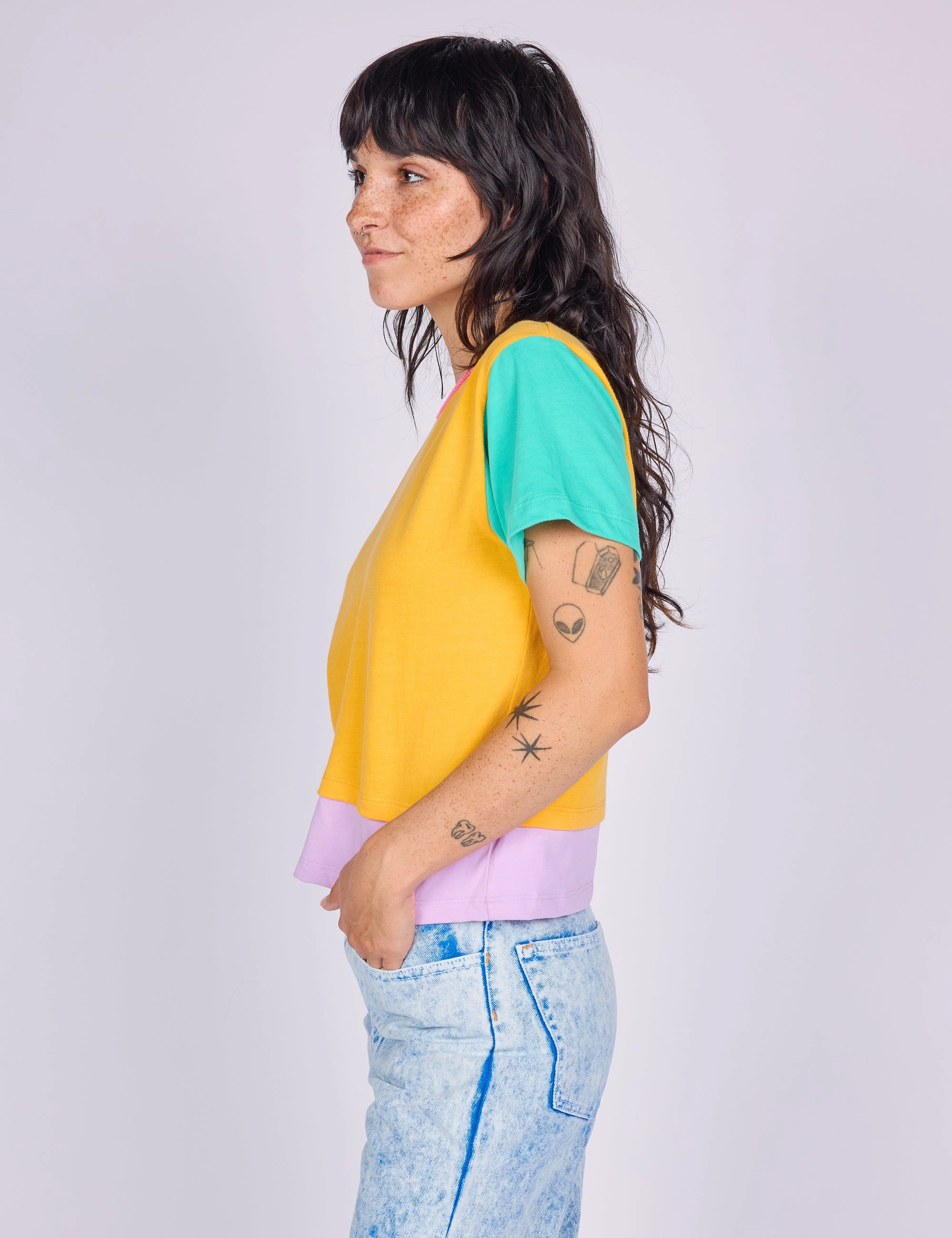 Zinnia Double Hem Tee